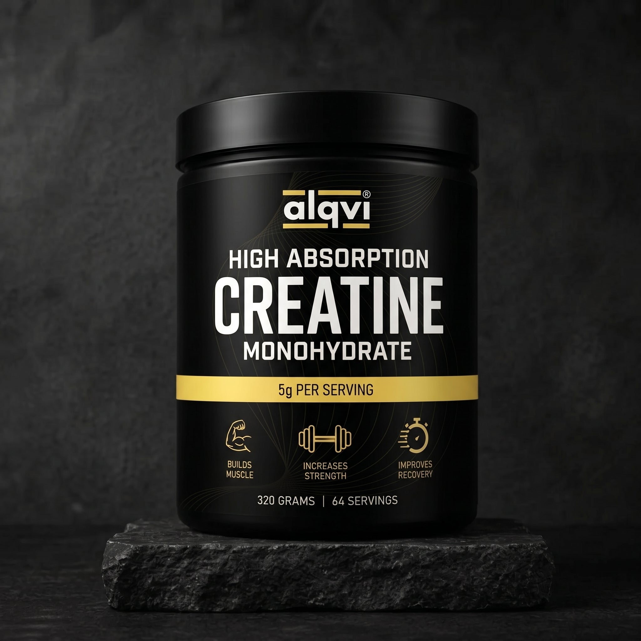 Creatine Monohydrate 200 Mesh 320 Grams (64 Servings)